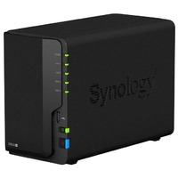 Сетевой накопитель (NAS) Synology DS220+ (Цвет: Black)