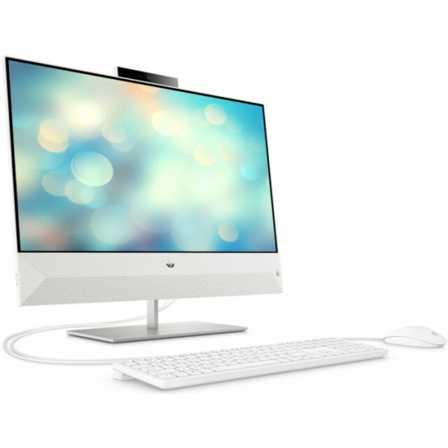 Моноблок HP Pavilion 24 I 24-xa0048ur AiO   23.8(1920x1080) / Intel Core i3 9100T(3.1Ghz) / 4096Mb / 128SSDGb / noDVD / Int:Intel HD Graphics 630 / Cam / BT / WiFi / war 1y / 5.59kg / Snowflake White / W10 + kbd / mouse 