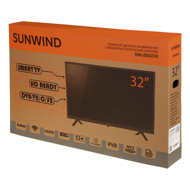 Телевизор SunWind 32  SUN-LED32S10 (Цвет: Black)