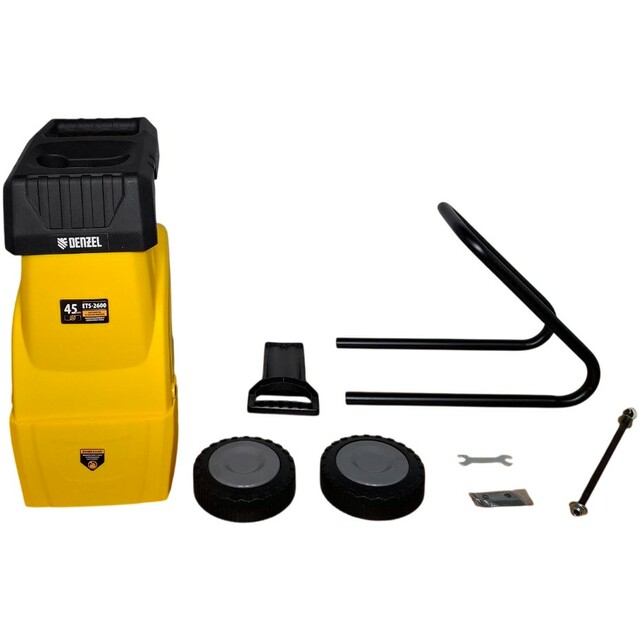 Садовый измельчитель Denzel ETS-2600 (Цвет: Yellow / Black)