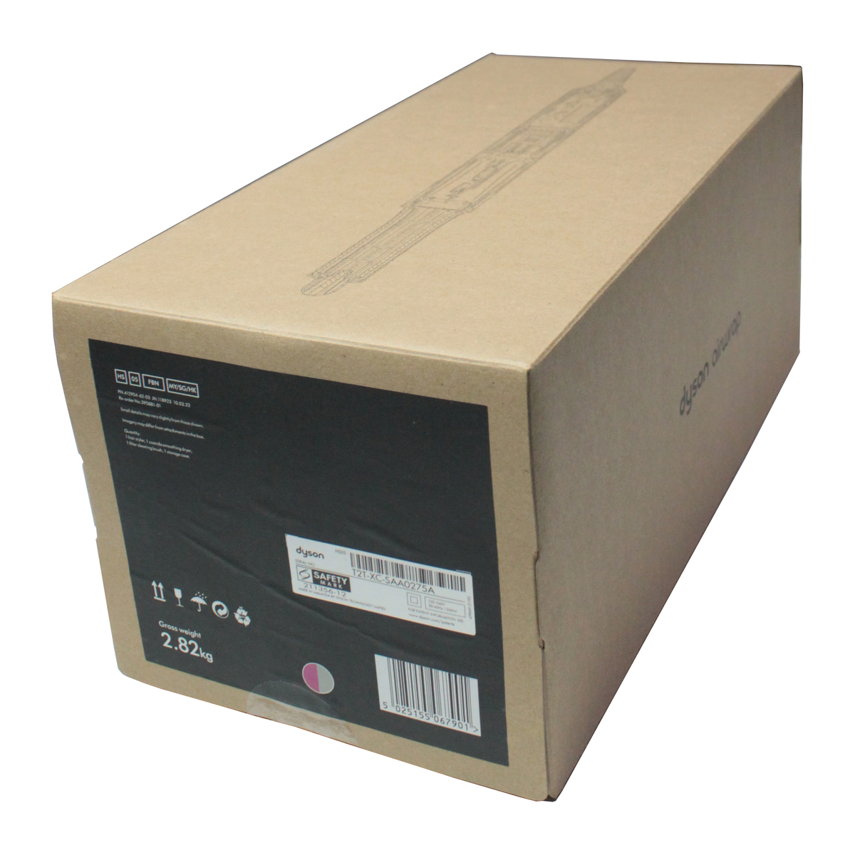 Стайлер Dyson Airwrap HS05 (Цвет: Fuchsia / Bright Nickel)