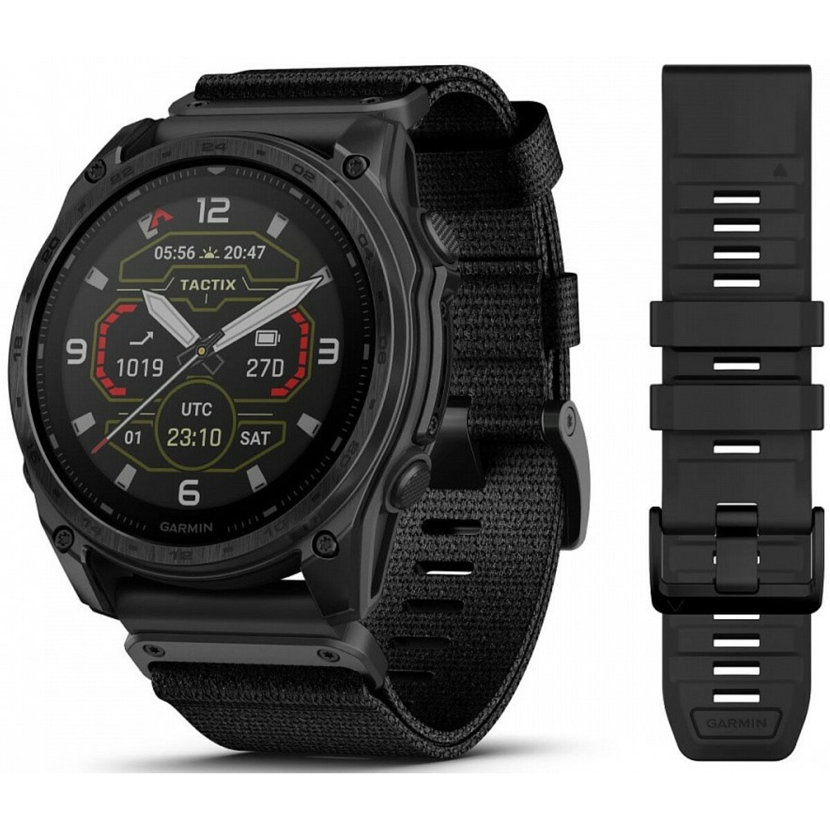 Умные часы Garmin Tactix 8 Solar, черный