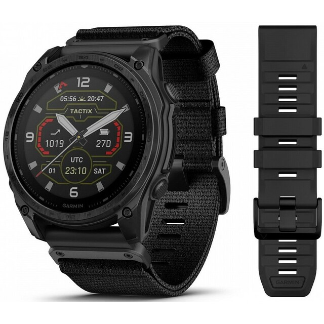 Умные часы Garmin Tactix 8 Solar, черный