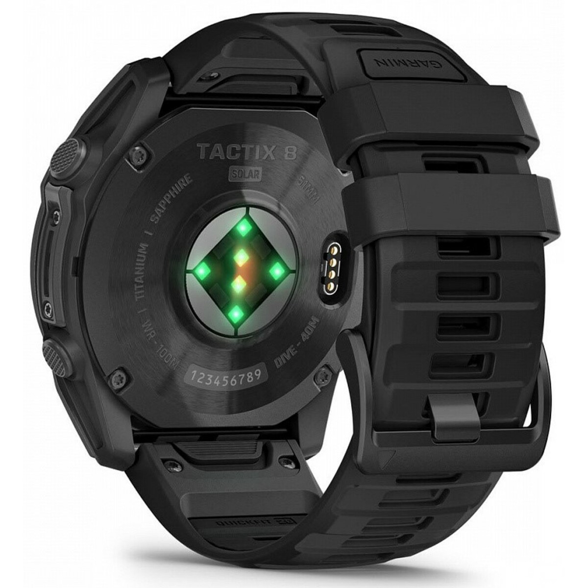 Умные часы Garmin Tactix 8 Solar, черный