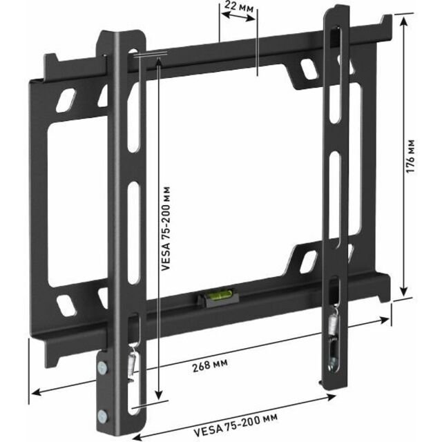 Кронштейн для телевизора Holder F2617-B (Цвет: Black)