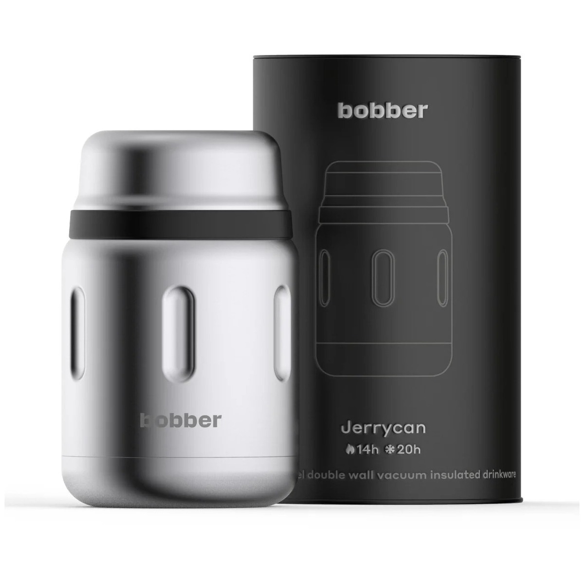 Термос для еды Bobber Jerrycan-700 (Цвет: Silver  matte)