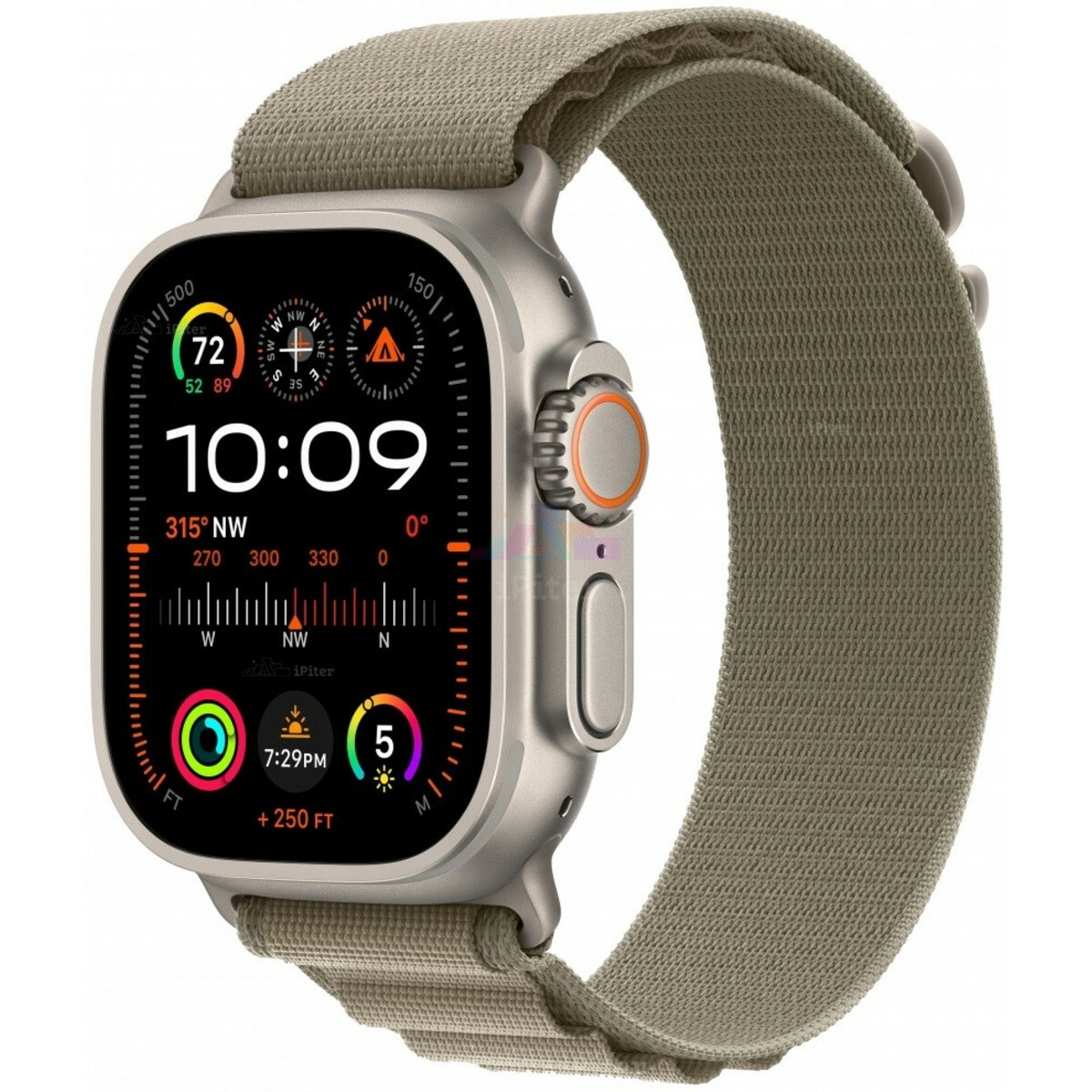 Умные часы Apple Watch Ultra 2 (2024) 49mm Titanium Case with Alpine Loop L (Цвет: Natural / Tan)