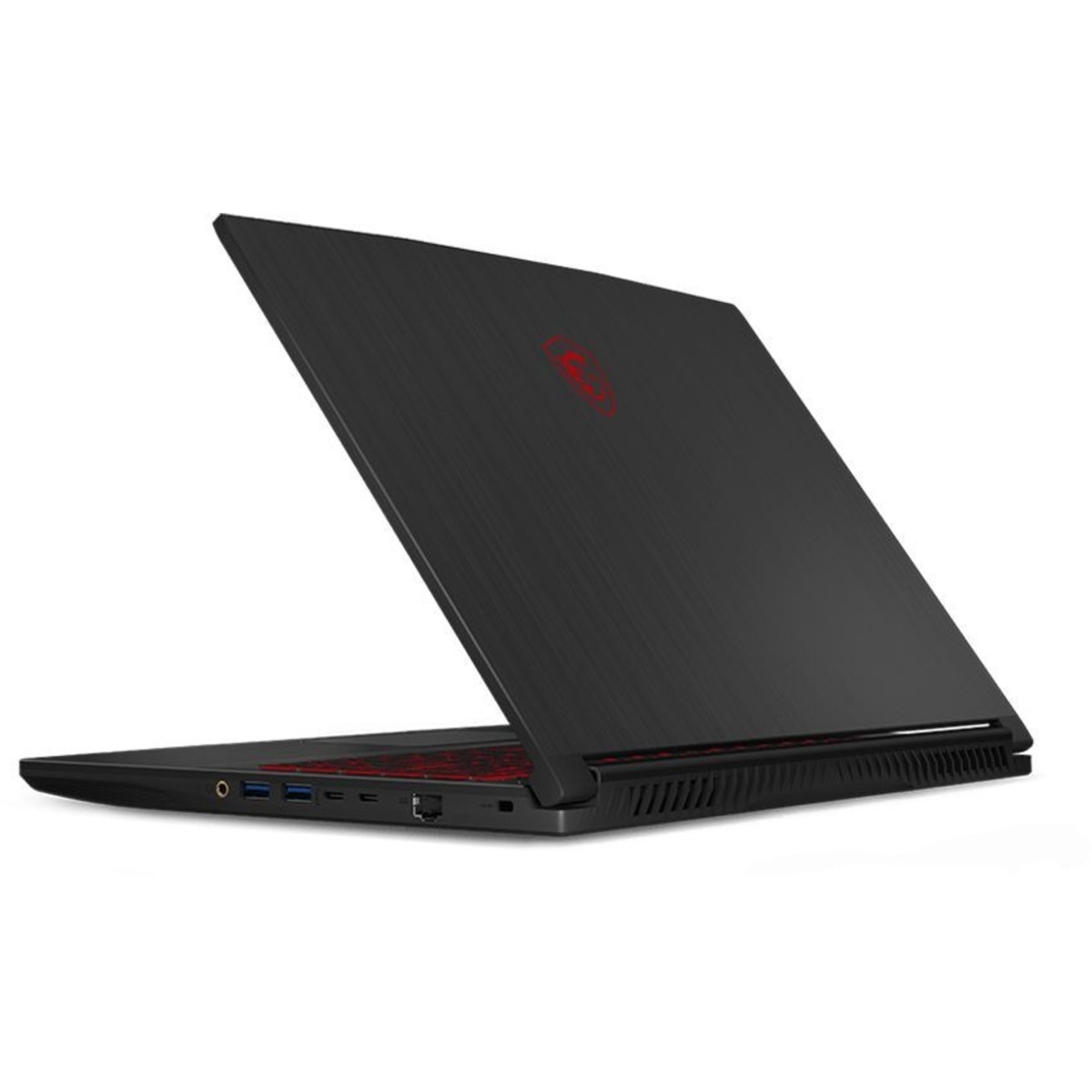Ноутбук MSI GF63 Thin 11UD-221RU Core i5 11400H 8Gb SSD512Gb NVIDIA GeForce RTX 3050 Ti 4Gb 15.6 IPS FHD (1920x1080) Windows 10 black WiFi BT Cam