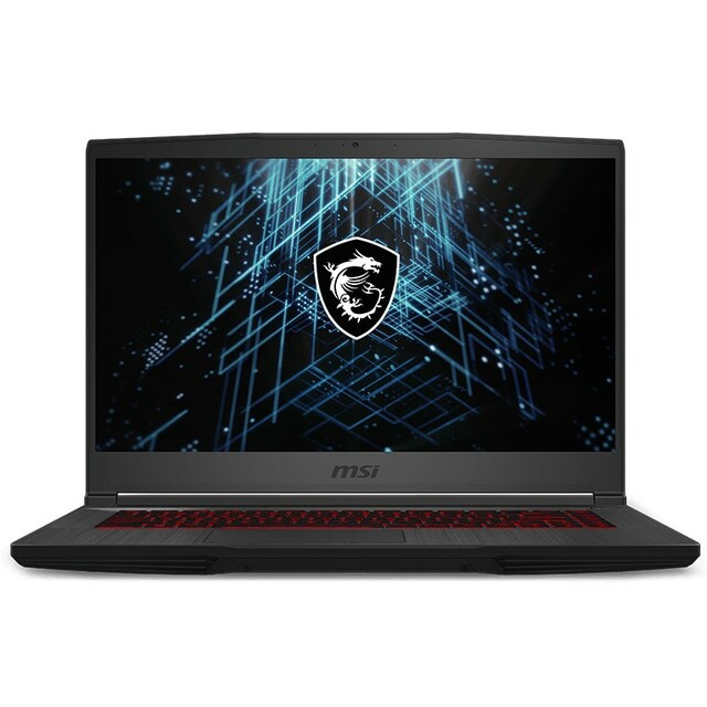 Ноутбук MSI GF63 Thin 11UD-221RU Core i5 11400H 8Gb SSD512Gb NVIDIA GeForce RTX 3050 Ti 4Gb 15.6 IPS FHD (1920x1080) Windows 10 black WiFi BT Cam