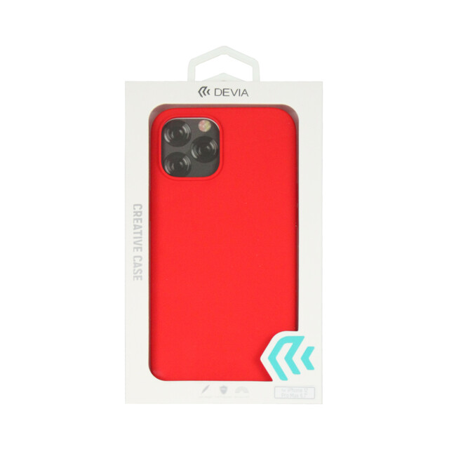 Чехол Devia Nature Silicone Case для смартфона iPhone 12 Pro Max (Цвет: Red)