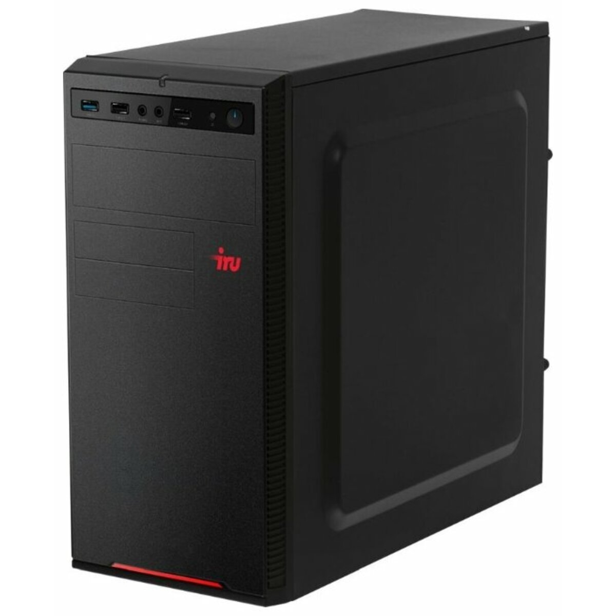 ПК IRU Home 120 MT E1 2500 (1.4) / 4Gb / SSD240Gb / HD8240 / Windows 10 Home Single Language 64 / GbitEth / 300W / черный