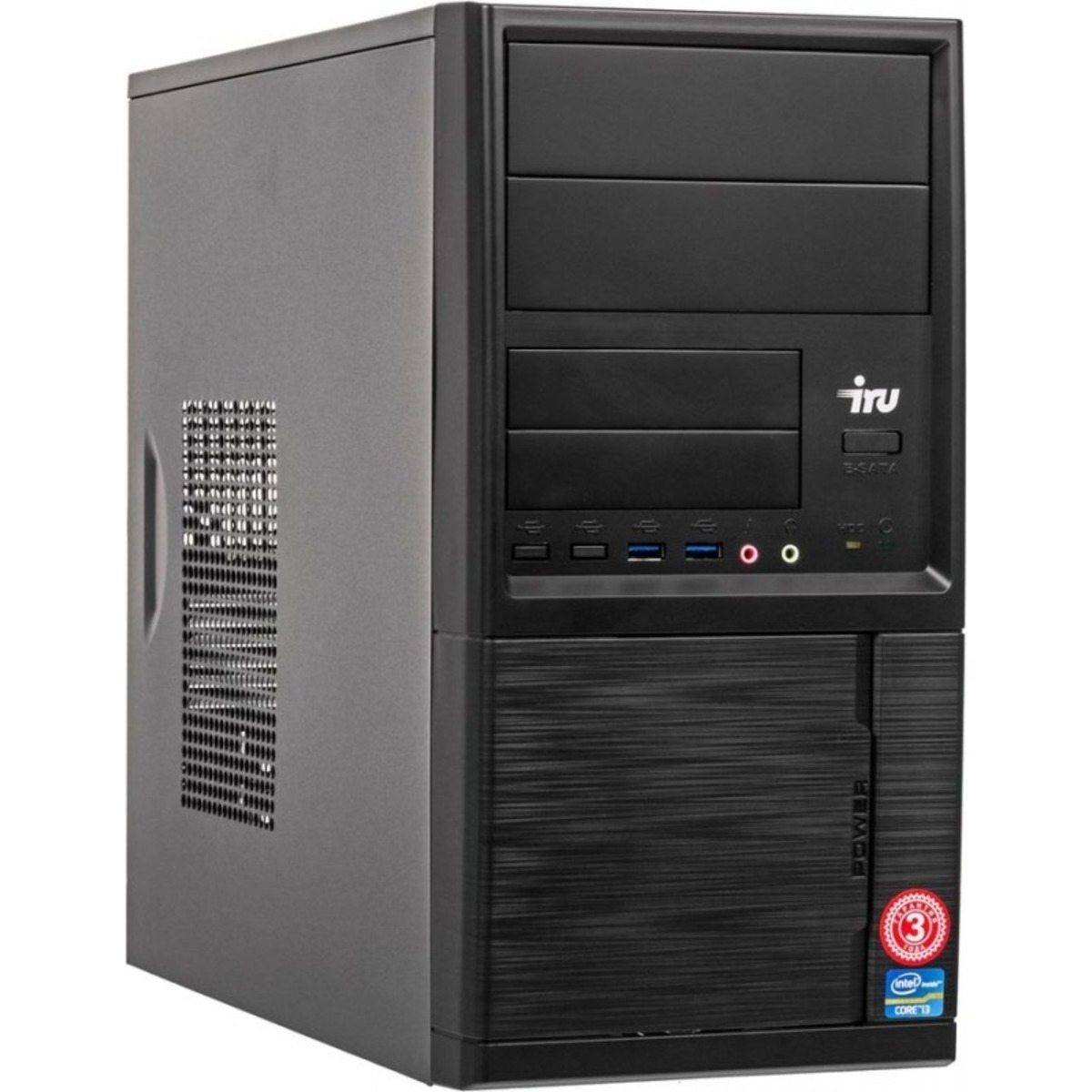 ПК IRU Office 315 MT i5 8400 (2.8) / 8Gb / SSD240Gb / UHDG 630 / Windows 10 Home Single Language 64 / GbitEth / 400W / черный