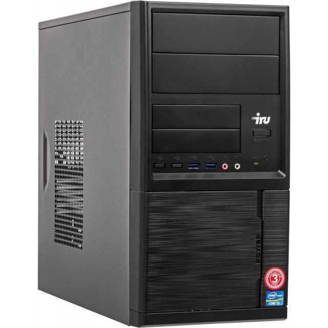 ПК IRU Office 315 MT i5 8400 (2.8) / 8Gb / SSD240Gb / UHDG 630 / Windows 10 Home Single Language 64 / GbitEth / 400W / черный