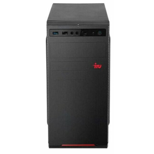 ПК IRU Home 317 MT i7 8700 (3.2) / 8Gb / 1Tb 7.2k / SSD480Gb / GTX1050 2Gb / Windows 10 Home Single Language 64 / GbitEth / 400W / черный