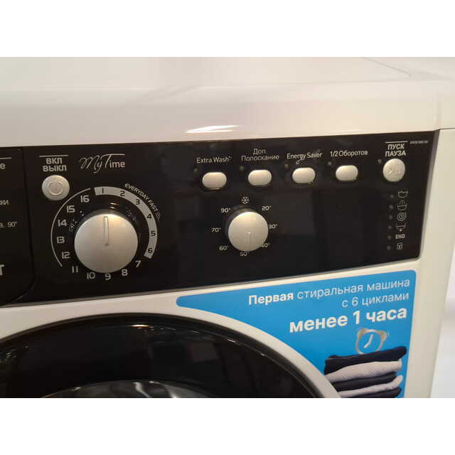 Стиральная машина Indesit EWSB 5085 BK CIS (Цвет: White / Black)