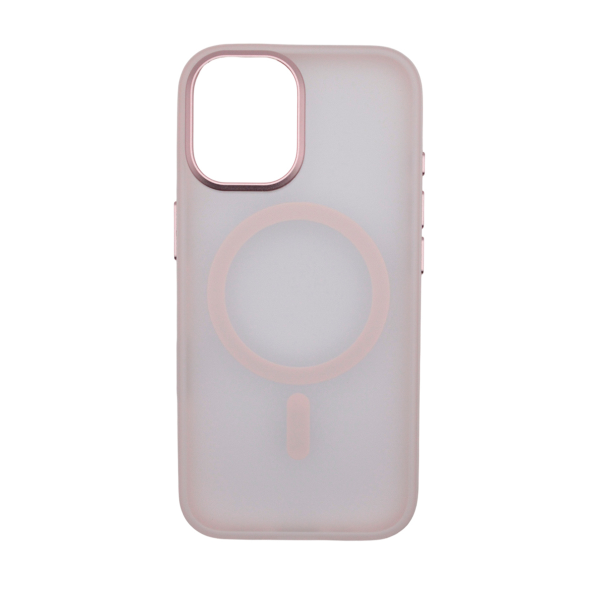 Чехол-накладка Comma Joy Elegant Magnetic Anti-Shock Case(Built-In Touch) для iPhone 17 (Цвет: Pink Purple)