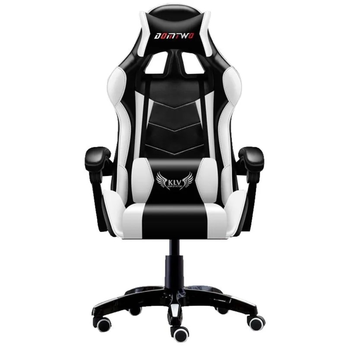 Кресло игровое DOMTWO no footrest (Цвет: White / Black)