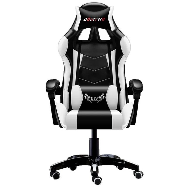 Кресло игровое DOMTWO no footrest (Цвет: White / Black)