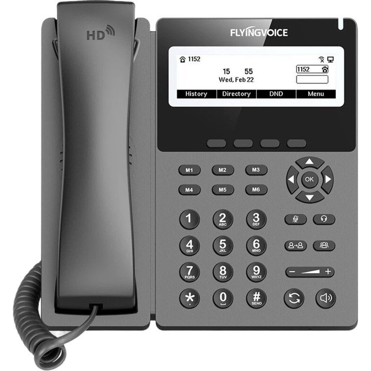 Телефон IP Flyingvoice P22P (Цвет: Gray)