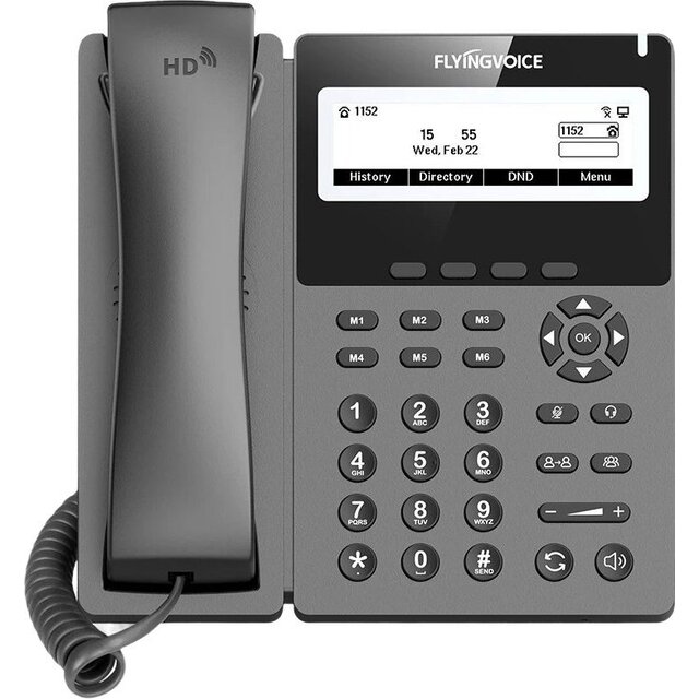 Телефон IP Flyingvoice P22P (Цвет: Gray)