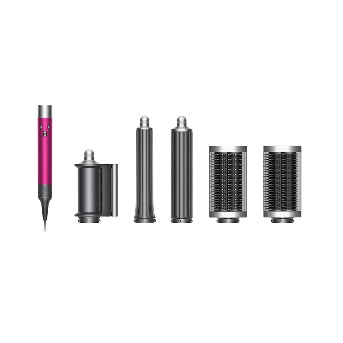 Стайлер Dyson Airwrap HS05 + Набор насадок HS05 N07 (Цвет: Fuchsia / Bright Nickel)