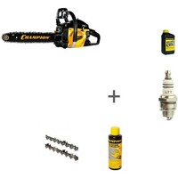Бензопила Champion A240-16 +подарок (Цвет: Yellow)
