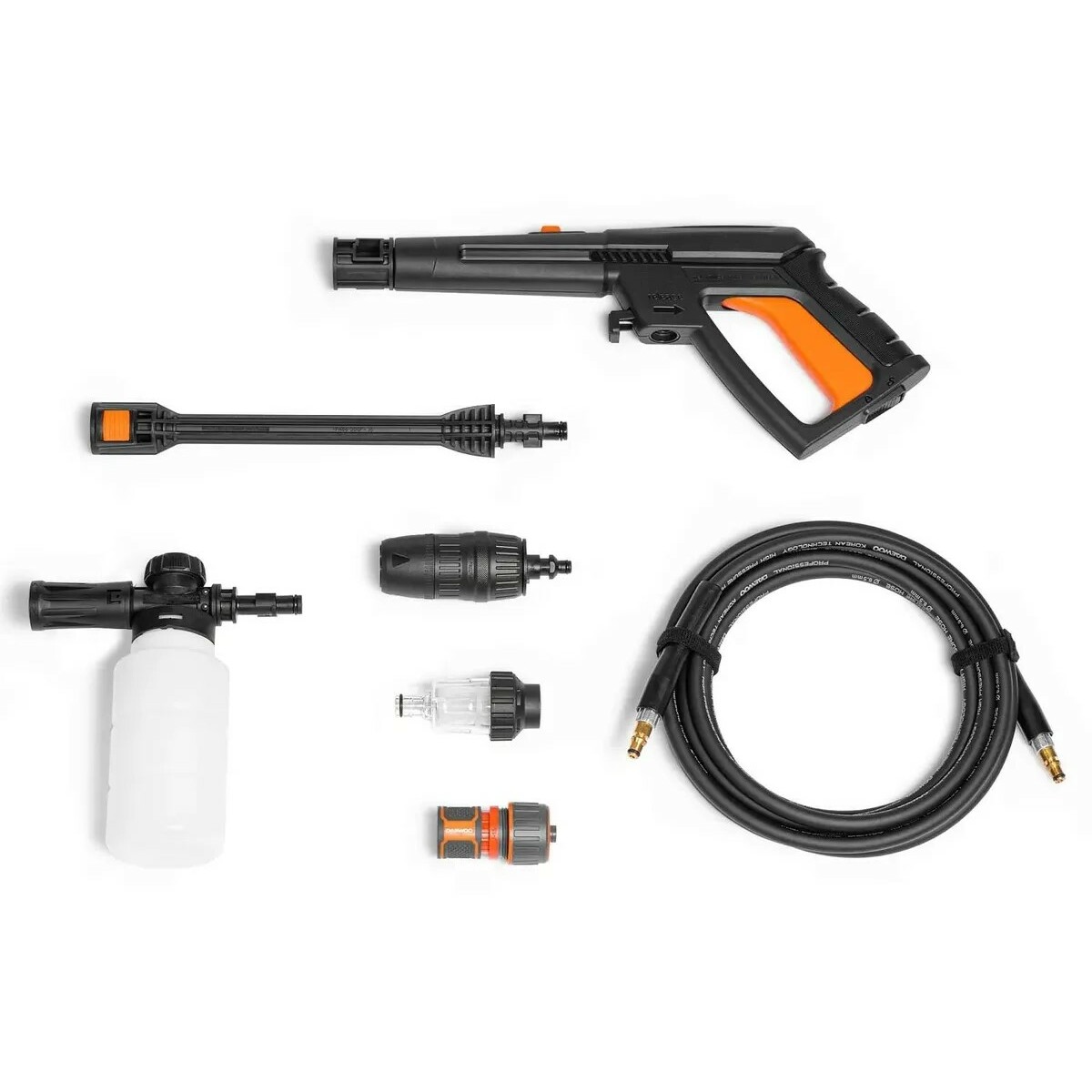 Минимойка Daewoo DAW 500 (Цвет: Orange/Black)