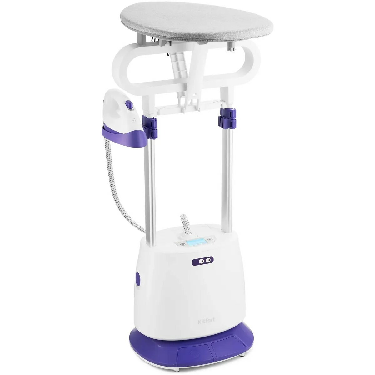 Отпариватель напольный Kitfort КТ-996 (Цвет: White/Purple)