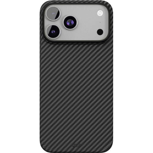 Чехол-накладка VLP Kevlar Case with MagSafe для смартфона Apple iPhone 17 Pro Max, черный