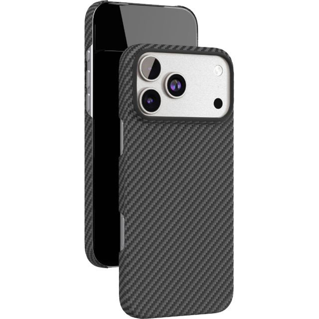 Чехол-накладка VLP Kevlar Case with MagSafe для смартфона Apple iPhone 17 Pro Max, черный