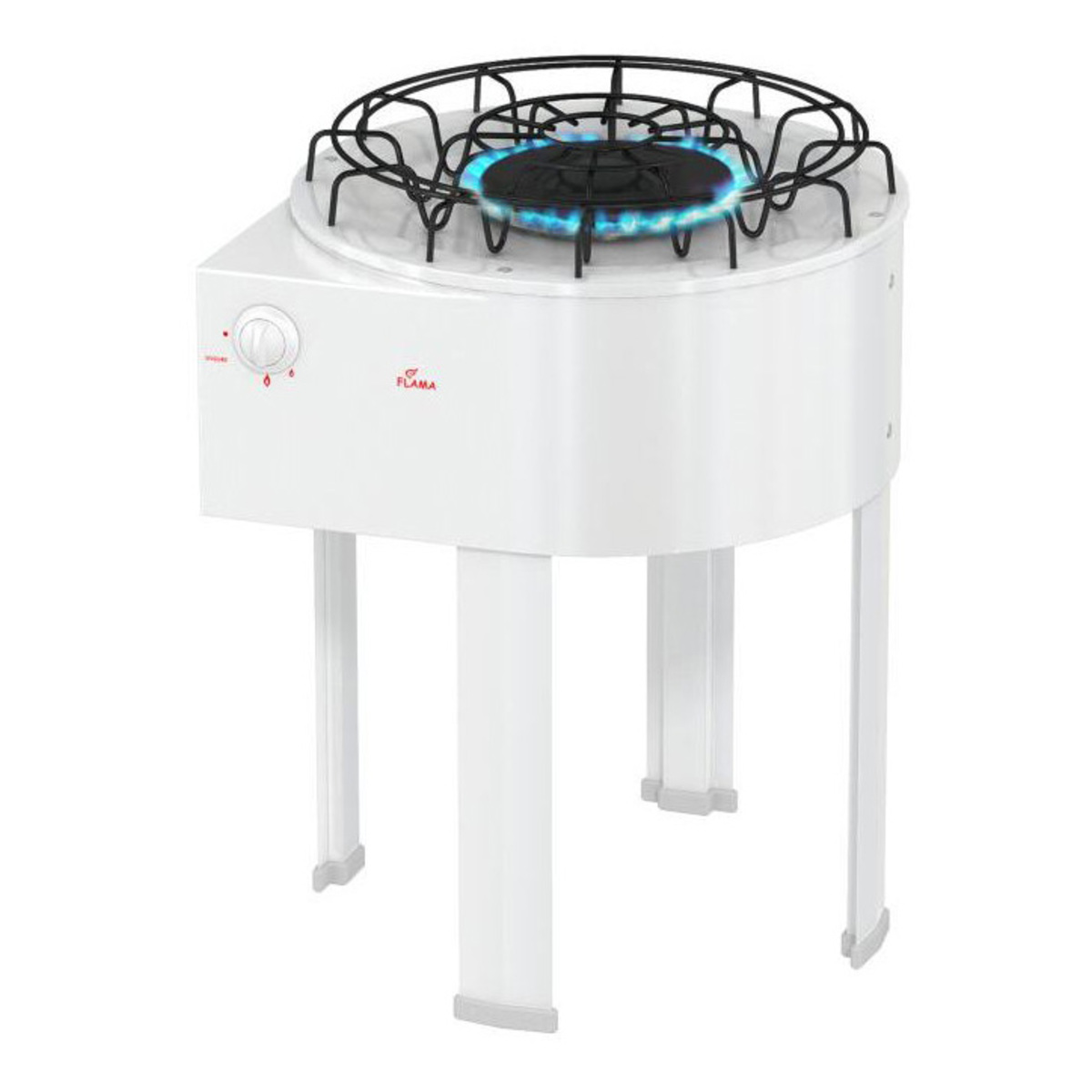 Плита газовая Flama DVG 4101 W (Цвет: White)