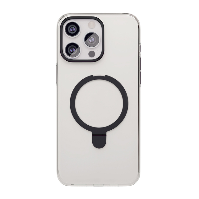 Чехол-накладка VLP Ring Case with MagSafe для смартфона Apple iPhone 15 Pro Max, черный