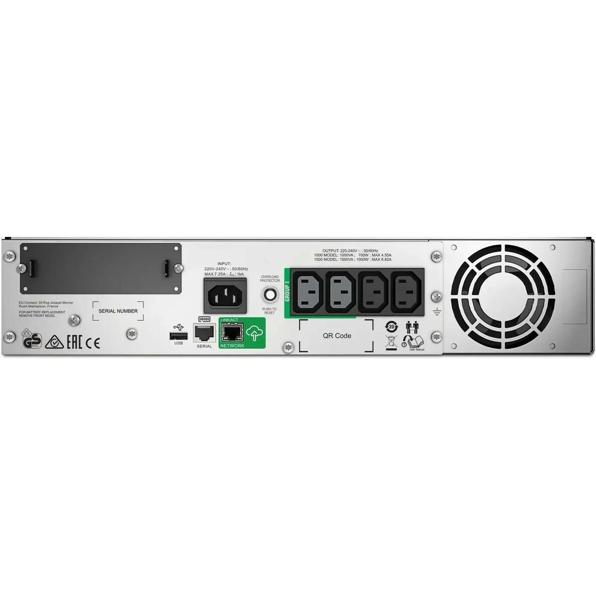 Источник бесперебойного питания APC Smart-UPS SMT1000RMI2UC 