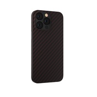 Чехол-накладка Devia Carbon Fiber Texture Magnetic Case для смартфона iPhone 14 Pro (Цвет: Wine Red)