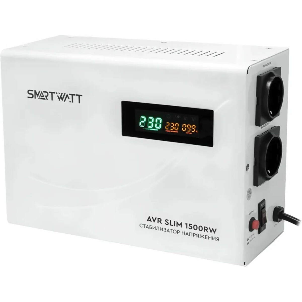 Стабилизатор напряжения Smartwatt AVR Slim 1500RW 