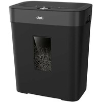 Шредер Deli ET023, черный 