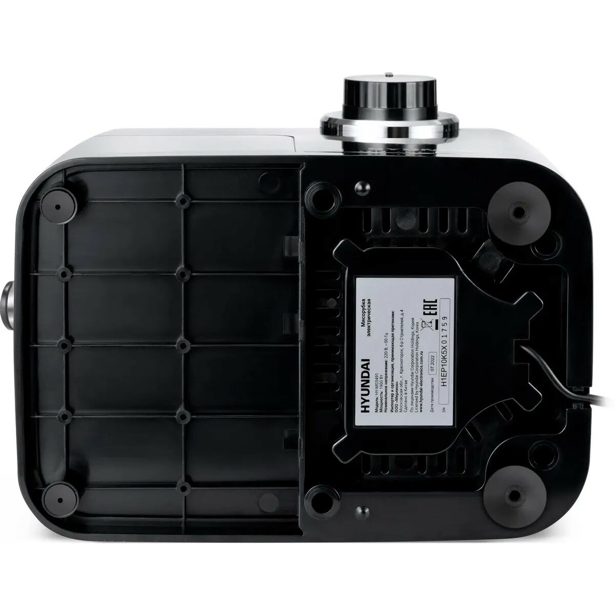Мясорубка Hyundai HY-MG5491, черный