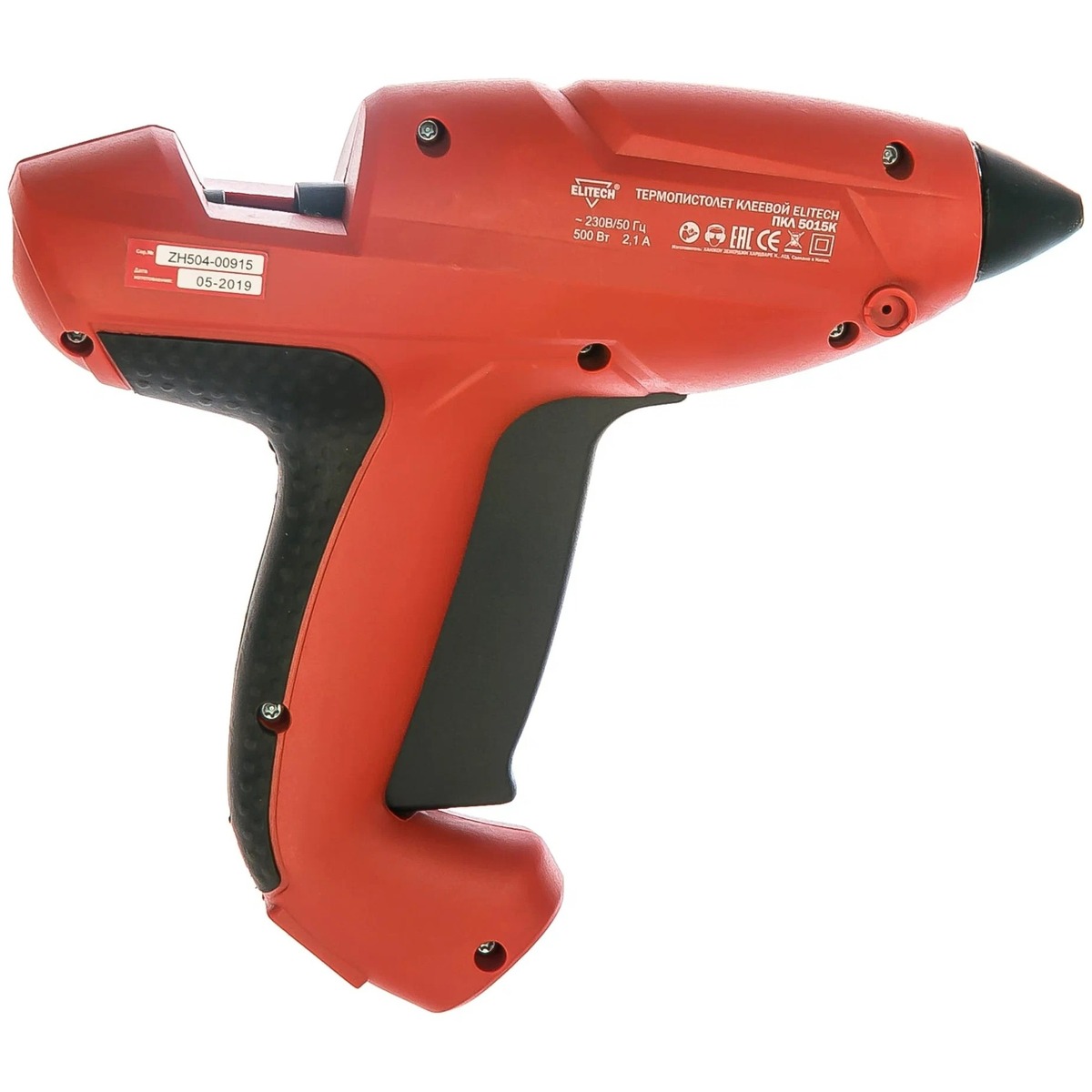 Клеевой пистолет Elitech ПКЛ 5015К (Цвет: Red)