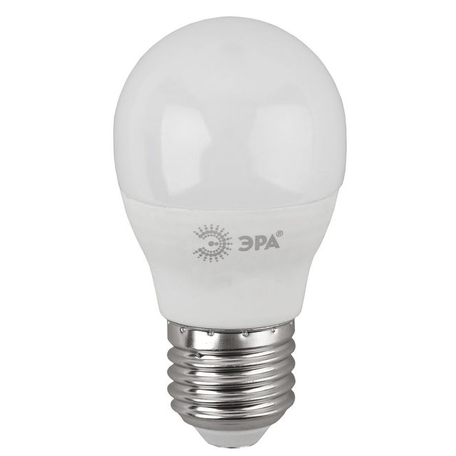 Лампа светодиодная Эра P45-7W-860-E27 7Вт цоколь:E27 колба:P45 (упак.:3шт) 