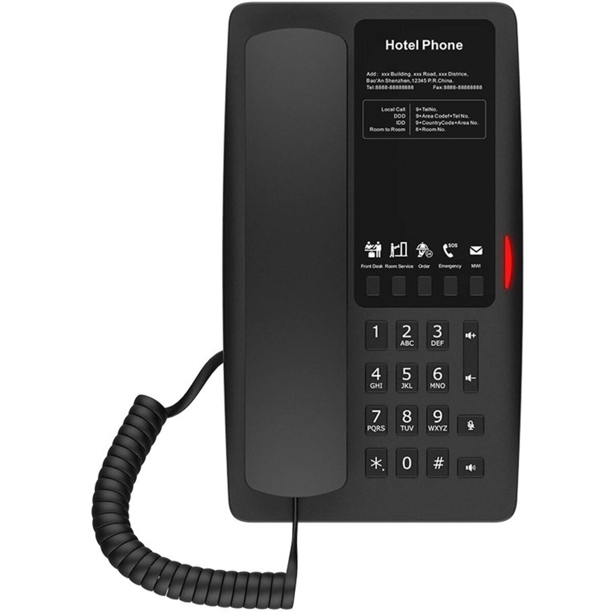 Телефон IP Fanvil H4, черный
