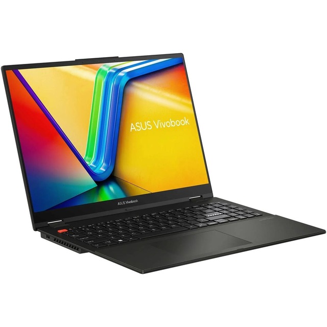 Ноутбук Asus Vivobook S 16 Flip TP3604VA-MC132 Core i3 1315U 8Gb SSD512Gb Intel UHD Graphics 16 IPS Touch WUXGA (1920x1200) noOS, черный WiFi BT Cam (90NB1051-M004S0)