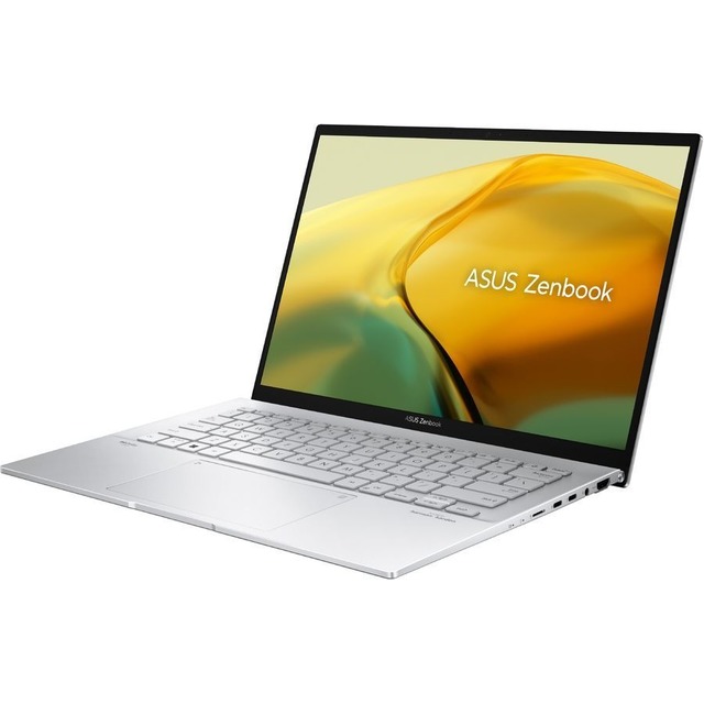Ноутбук Asus Zenbook 14 OLED UX3402VA-KM371W Core i7 1360P 16Gb SSD1Tb Intel Iris Xe graphics 14 OLED 2.8K (2880x1800) Windows 11 Home silver WiFi BT Cam Bag (90NB10G6-M00KX0)
