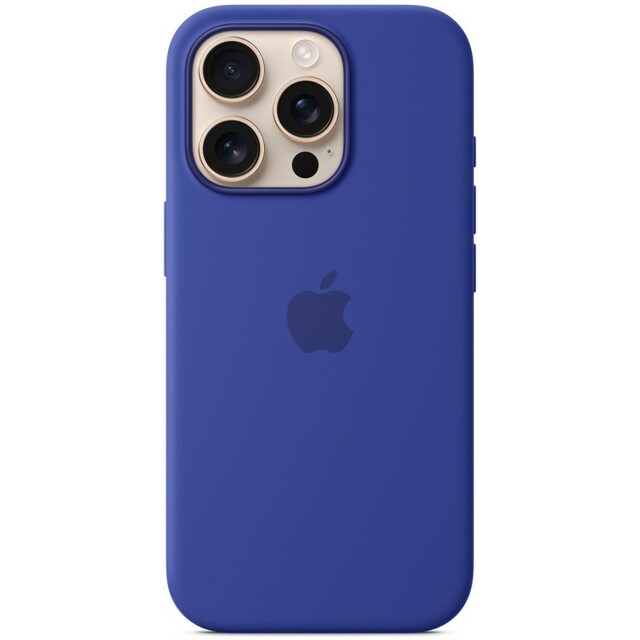 Чехол-накладка Apple Silicone Case with MagSafe для смартфона Apple iPhone 16 Pro (Цвет: Ultramarine)