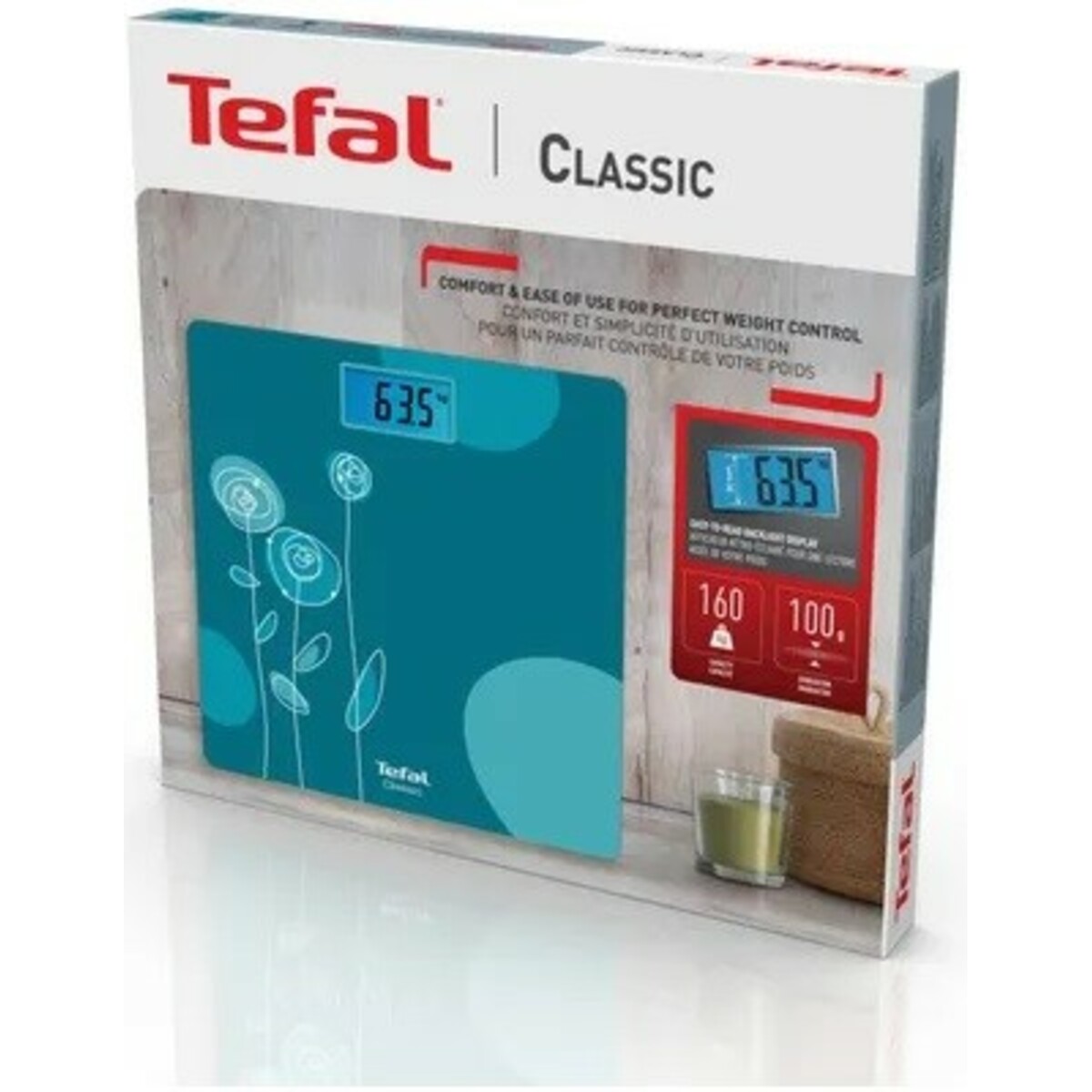 Весы напольные электронные Tefal PP1533V0 (Цвет: Blue)