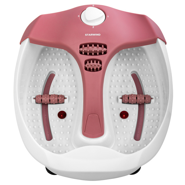 Гидромассажная ванночка для ног Starwind SFM5570 (Цвет: White / Pink)
