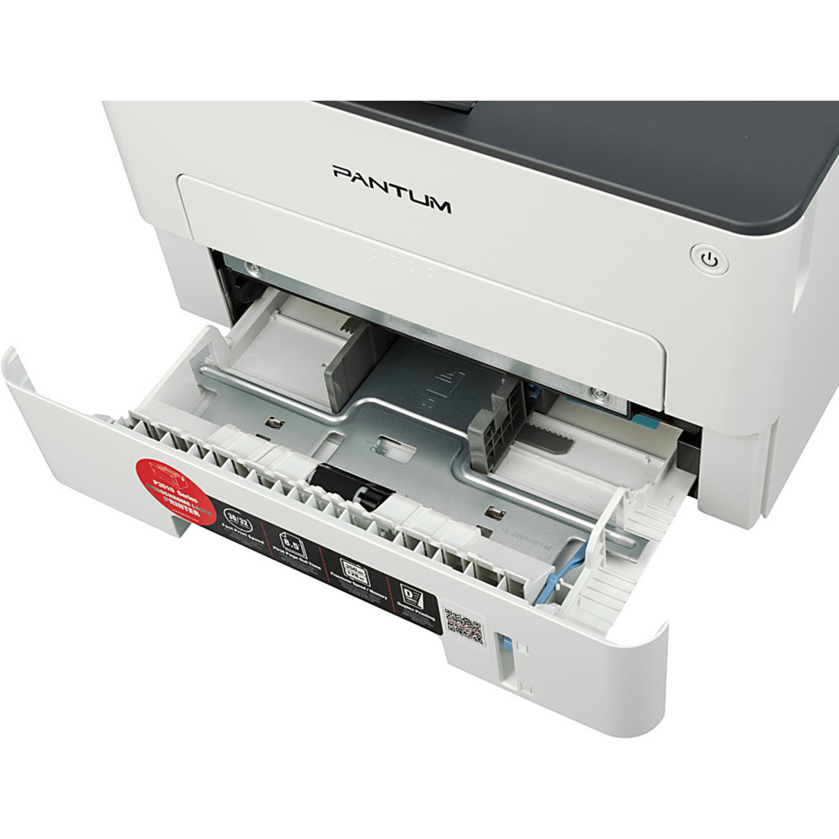 Принтер лазерный Pantum P3010D, белый