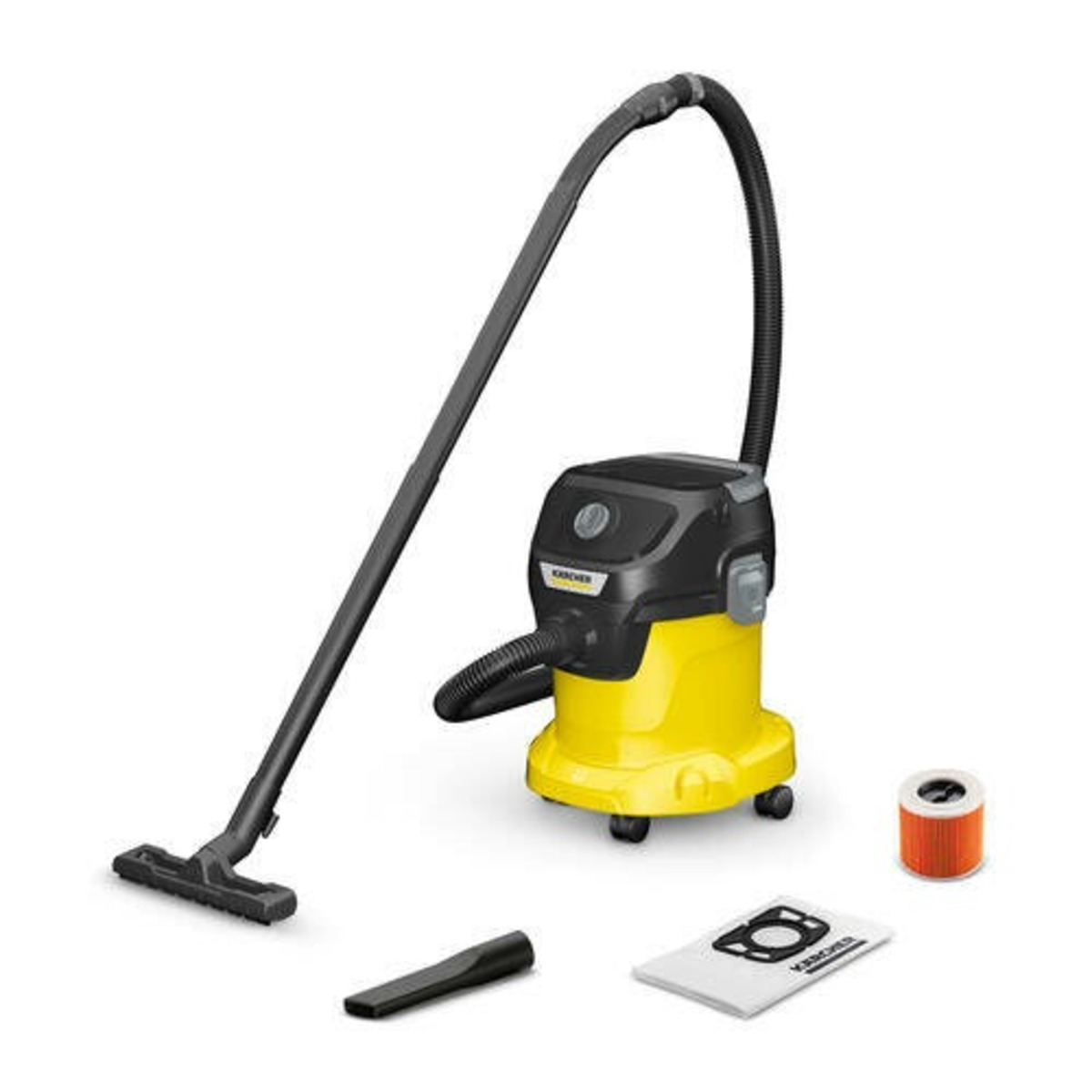 Строительный пылесос Karcher KWD 3 S V-15 / 4 / 20 AE (Цвет: Yellow)