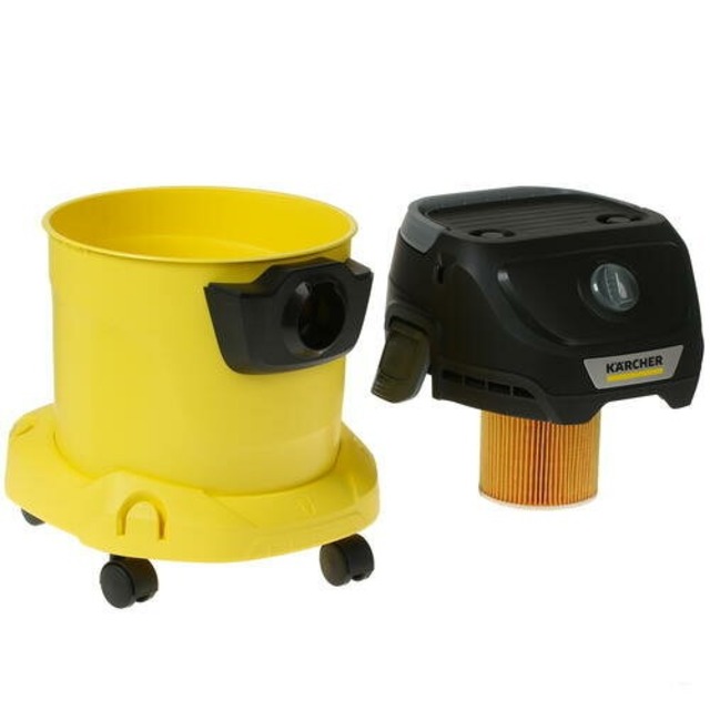 Строительный пылесос Karcher KWD 3 S V-15/4/20 AE (Цвет: Yellow)