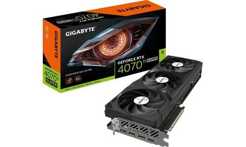 Видеокарта GIGABYTE GeForce RTX 4070 Ti Super WINDFORCE MAX OC 16G (GV ...