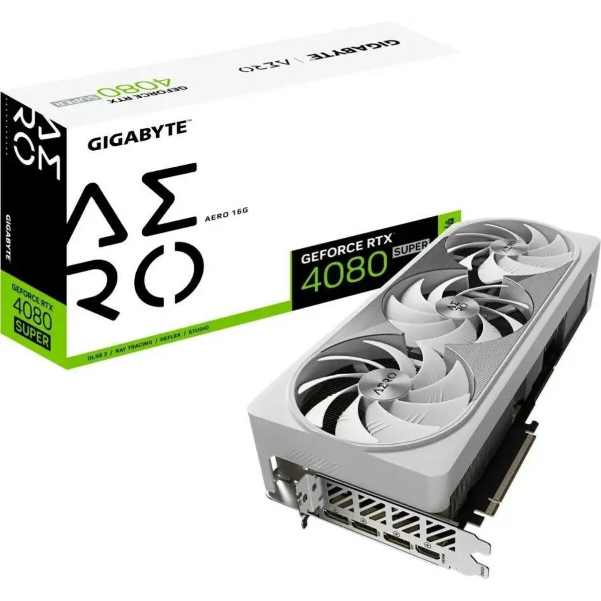 Видеокарта GIGABYTE GeForce RTX 4080 Super AERO 16G (GV-N408SAERO-16GD)